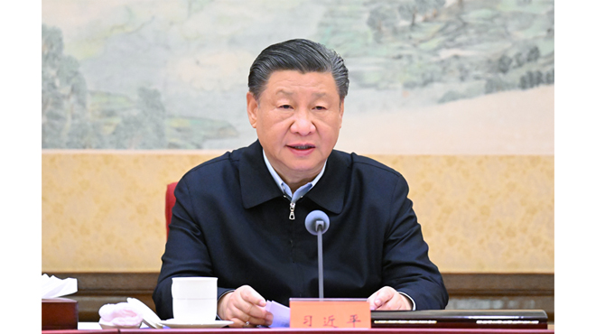 中共中央政治局召開會議 習近平主持會議（資料圖）